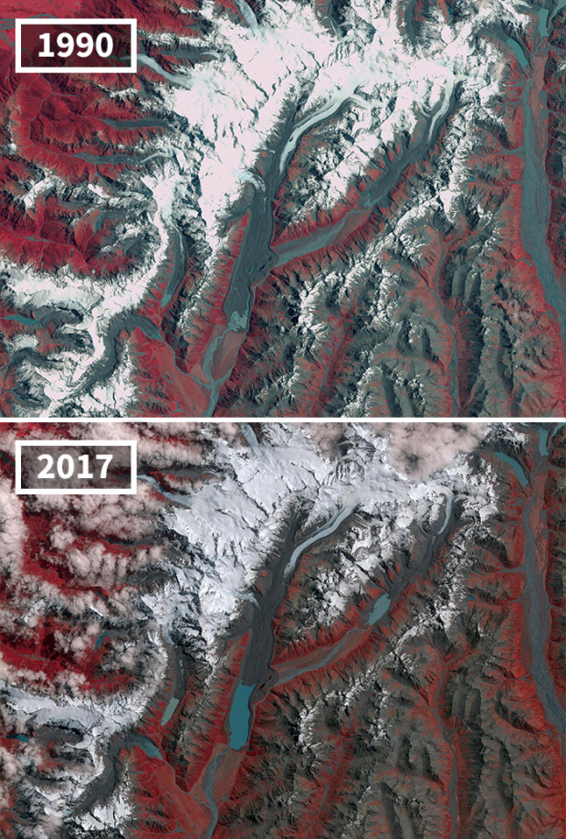 New Zealand is also on the verge of losing its glaciers