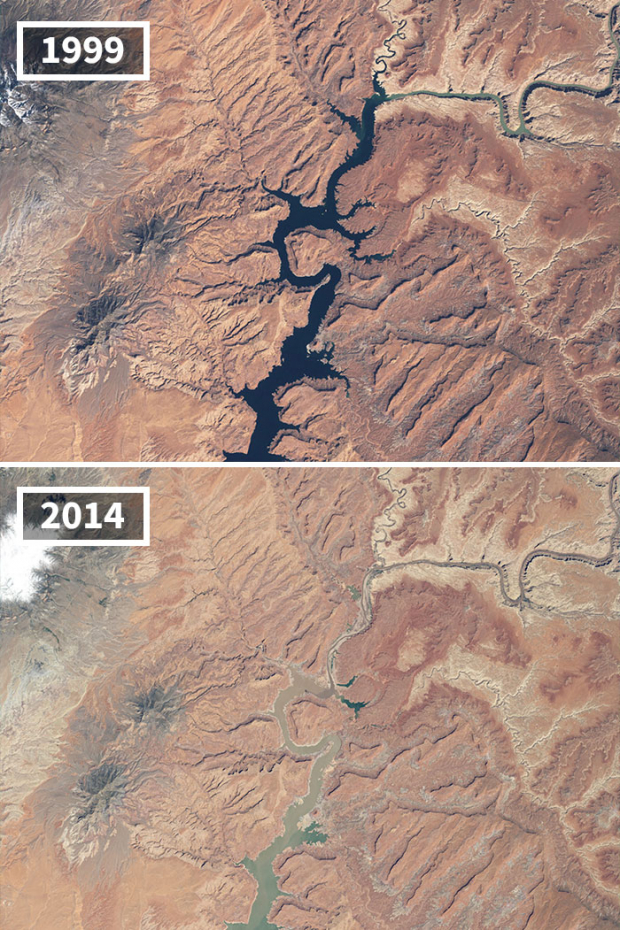 The unbelievable drought in Lake Powell, Arizona, and Utah