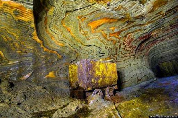 Psychedelic Salt Mines in Yekaterinburg, Russia